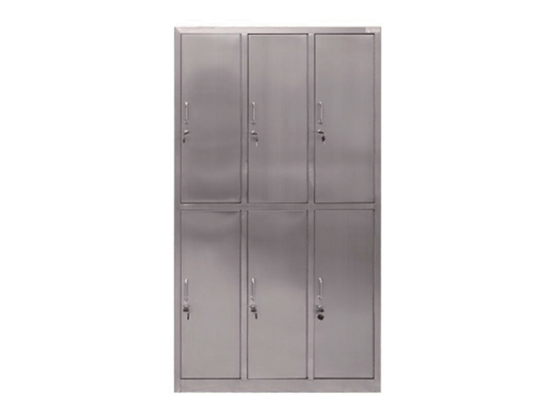 [c7]不銹鋼六門更衣柜