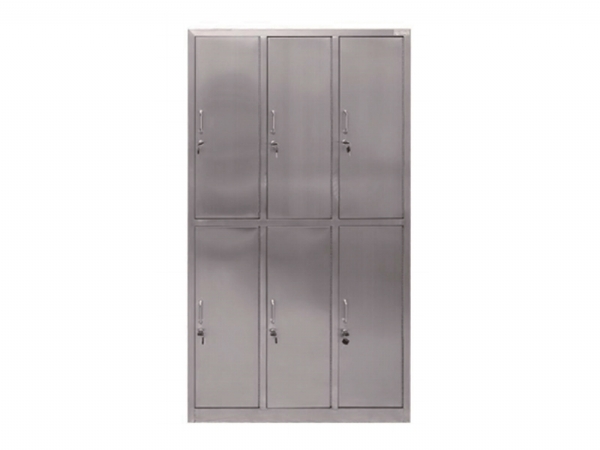 [C7]不銹鋼六門更衣柜