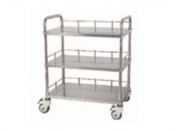 [B10]不銹鋼三層器械臺(tái)車
