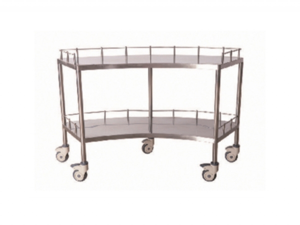 [B9]不銹鋼扇形器械臺(tái)車