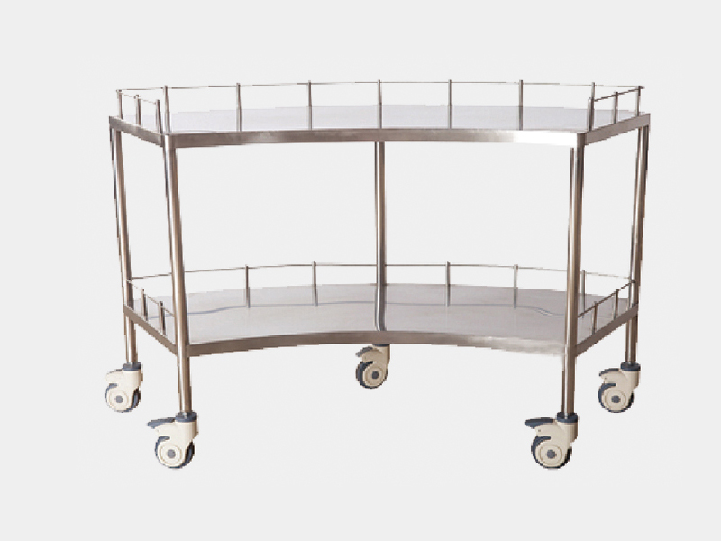 b9 不銹鋼扇形器械臺車